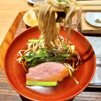 おみ乃 神谷町 - ⑪  鴨南蛮そば