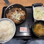吉野家 - 料理写真:牛カルビ定食844円