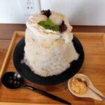 麹日和 - 塩ミルク金時かき氷