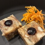 パスタ・レガーレ香椎 香椎店 - お通し（アナゴ？うなぎ？のなんとか）笑なんだっけ