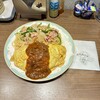 デルムンド - スパゲッティ（ペペロンチーノ）&オムライスセット1,600円