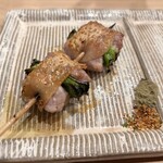 やきとり 鳥はし - ねぎ巻き