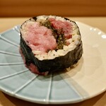 鮨 やすみつ - デッカ巻き