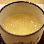 鮨 やすみつ - 冬瓜の冷製茶碗蒸し