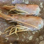 港亭 - 赤海老刺身の頭（揚げ用）