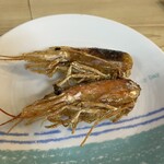 港亭 - 揚げた海老の頭