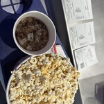 イオンシネマ - 別日、ポップコーンバーで¥600とコーラ(ドリンクバーで￥500)