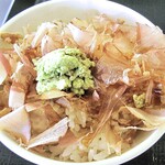 レストラン 銀河亭 - 生わさびご飯（醤油をかけて）