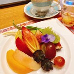 水信フルーツパーラー - 10種のフルーツ盛り✨毎日食べたい(๑'ڡ'๑)୨♡