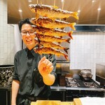 炭とおがわ - 鮎