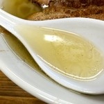 くじら食堂 - 特製塩らー麺　スープアップ