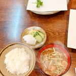 天ぷら 大樹 - 天ぷら定食〔並盛〕  ¥2,900  香の物 すっごく美味しい
