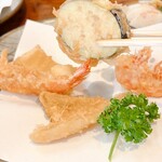 天ぷら 大樹 - 天ぷら定食〔並盛〕  ¥2,900  茄子