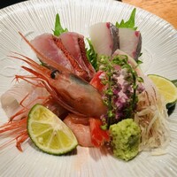 本等鮨 海馬 本店 - 金目、勘八、平目、ボタン海老、太刀魚