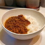 汁無麺専門店 赤秋 - トマトバターキーマミニカレー