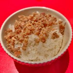 ラーメン 厚木家 - チャーシューまぶし・・ひき肉？