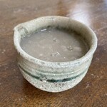 専心庵 - 濃厚なそば湯