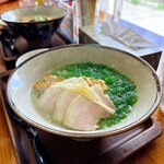 みなと食堂 - 【鰹塩アーサそば(並)】(¥950)