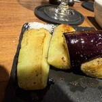 Yakitori＆wine Barsamico - 野菜串　茄子