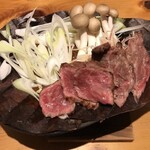 ファミリーストアさとう - 牛肉の朴葉味噌焼き（例）