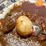 茄子おやじ - ゆで卵