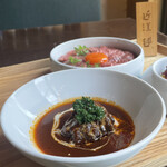 近江牛ステーキとがぶ飲みワイン ニクバルモダンミール - 