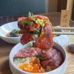 近江牛ステーキとがぶ飲みワイン ニクバルモダンミール - 