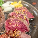 とろけるハンバーグ福よし - 熟成ハラミステーキ