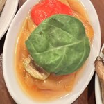 トラットリア・築地パラディーゾ - 季節の食材を使ったパラディーゾ流小皿前菜盛り合わせ