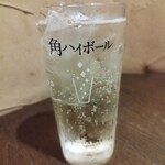 九州料理 二代目もつ鍋わたり - 角ハイボール550円