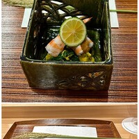櫻木 - 車海老 菊の花のおひたし