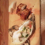 りょうりや 御旅屋 - 牡蠣と天然鰻