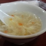 三福源 - 麻婆豆腐についてくるスープ