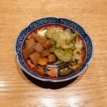 築地青空三代目 - ガリとセロリの浅漬け