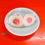 新ちゃん - 食後に戴いた凍らしたゼリー