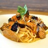 パスタ フレスカ ダンメン - 料理写真:秋刀魚と秋茄子のトマトソース
