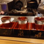 小料理 くに - 日本酒利き酒3種：¥1,600