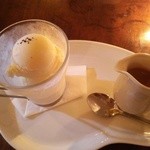 かみむら食堂 - バニラアイスのアフォガード