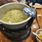 ジンギスカン羊はち - つけ麺スタイルのシメ！