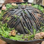 ジンギスカン羊はち - 春菊の苦味がまったく感じない美味しさに！