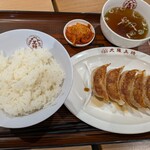 大阪王将 - 料理写真:餃子とご飯セット