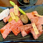 福島牛焼肉牛豊 - 料理写真:福島牛焼肉ランチ   カルビ ・ロース・ヒレ・友三角