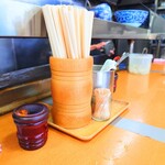 加賀 - 卓上常備。