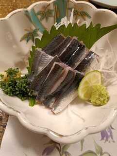 Oryori Osake Kimura Karuizawa Ten - 地小鰯の刺し身