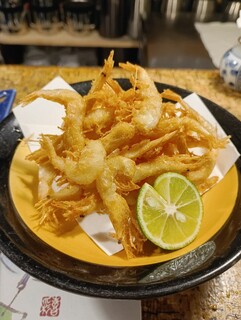 Oryori Osake Kimura Karuizawa Ten - 白エビの唐揚げ
