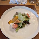 トラットリア カンパーナ ジロウマル - 自家栽培野菜サラダ