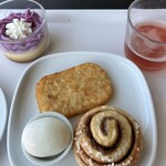 イケア レストラン - Bセットと、さつまいもプリン、ドリンクバー