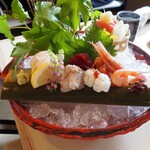 あつた蓬莱軒 - お造り盛り合わせ 七種