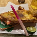 おふくろ亭 - 伊勢海老ウニ焼き