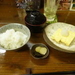 なん天 - 〆はご飯とだし巻き、赤だし、香の物